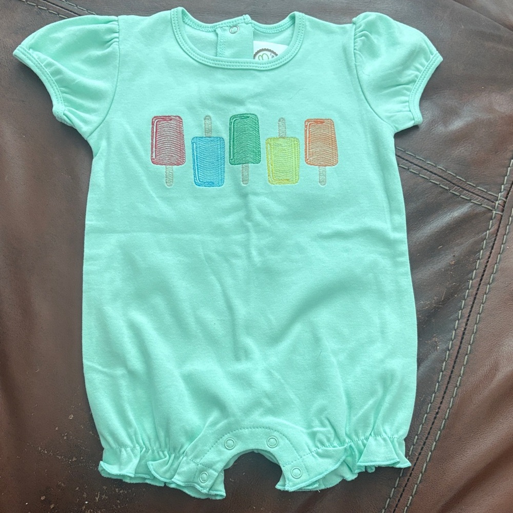 Aqua Popsicle Print Kids Bodysuit